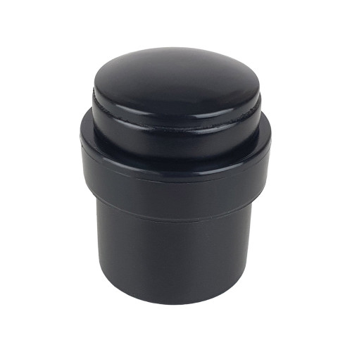 Butée de porte sol CYLINDRIQUE, Aluminium noir