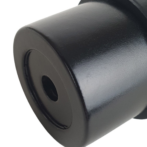 Butée de porte sol CYLINDRIQUE, Aluminium noir