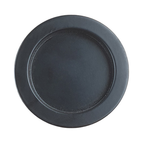 2 poignées cuvettes rondes BASIC, Zamak noir mat Ø59mm