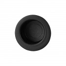 Tire-doigt encastrable porte coulissante BASIC, Zamak noir mat