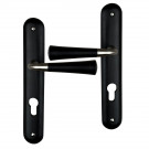 Poignée de porte en bois cleo noir