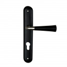 Poignée de porte en bois cleo noir