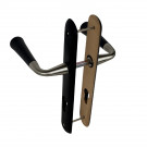 Poignée de porte en bois cleo noir