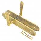 Poignée de porte régence laiton poli