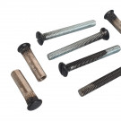 Lot de 4 vis relieuse 4x35mm fer noir