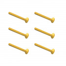Lot de 6 goupilles 2x20mm pour béquille, bouton et carré percé