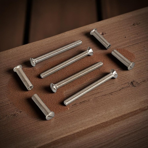 Lot de 4 vis relieuses 4x45mm