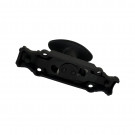 Fausse crémone à bouton ovale pour fenêtre NOCTU, fer noir