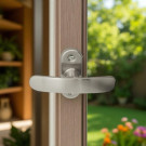 Poignée de fenêtre crémone EVA, Laiton nickel mat - Ambiance