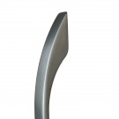 Poignée de meuble QUAD en métal nickel satiné entraxe 128 mm