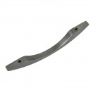 Poignée de meuble QUAD en métal nickel satiné entraxe 128 mm