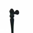 Poignée de meuble OSCAR zamak noir mat entraxe 128 mm