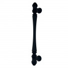 Poignée de meuble OSCAR zamak noir mat entraxe 128 mm