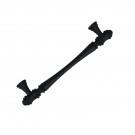 Poignée de meuble OSCAR zamak noir mat entraxe 128 mm