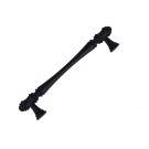 Poignée de meuble OSCAR zamak noir mat entraxe 128 mm