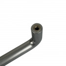 Poignée de meuble FIL en métal gris entraxe 96mm