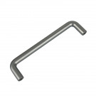 Poignée de meuble FIL en métal gris entraxe 96mm