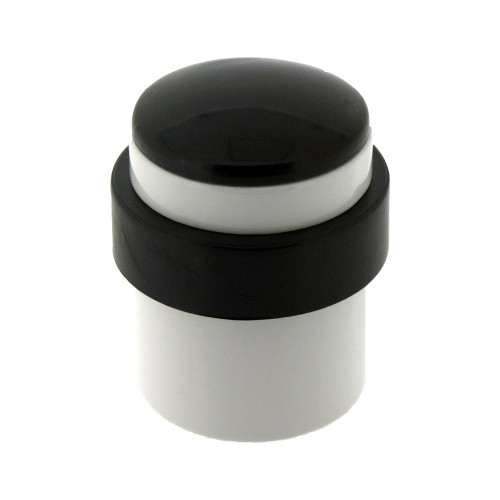 Butée de porte sol CYLINDRIQUE, Aluminium blanc mat