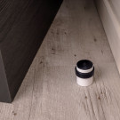 Butée de porte sol CYLINDRIQUE, Aluminium blanc mat