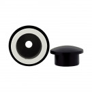 Butée de porte sol CYLINDRIQUE, Aluminium blanc mat