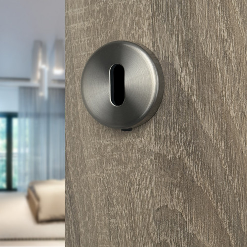 Rosace ronde grise clé