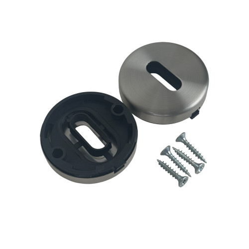 Rosace ronde grise clé