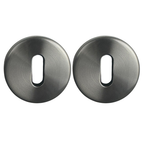 Rosace ronde grise clé