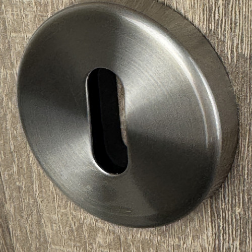 Rosace ronde grise clé