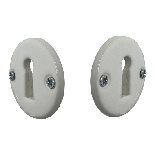 Rosace porcelaine ronde clé