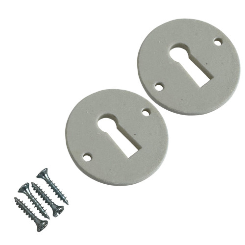 Rosace porcelaine ronde clé