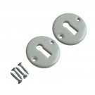 Rosace porcelaine ronde clé