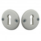 Rosace porcelaine ronde clé