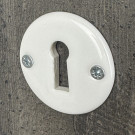 Rosace porcelaine ronde clé