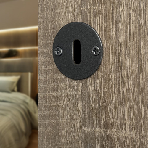 Rosace de fonction cle fer patiné