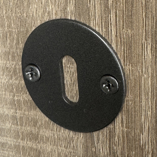 Rosace de fonction cle fer patiné