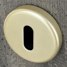Rosace en aluminium aspect champagne entrée de clé