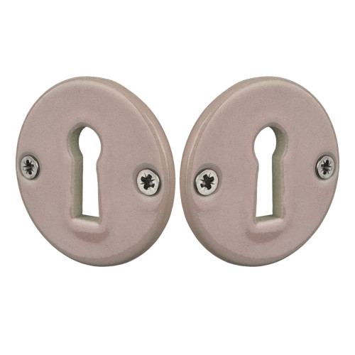 Rosace porcelaine ronde clé