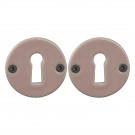 Rosace porcelaine ronde clé