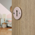 Rosace porcelaine ronde clé