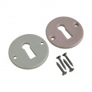 Rosace porcelaine ronde clé