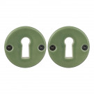 Rosace porcelaine ronde clé