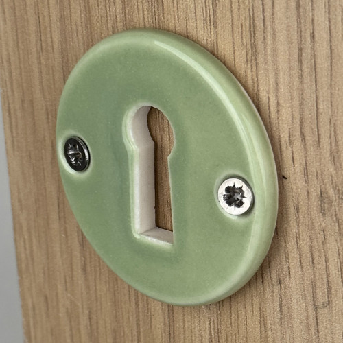 Rosace porcelaine ronde clé