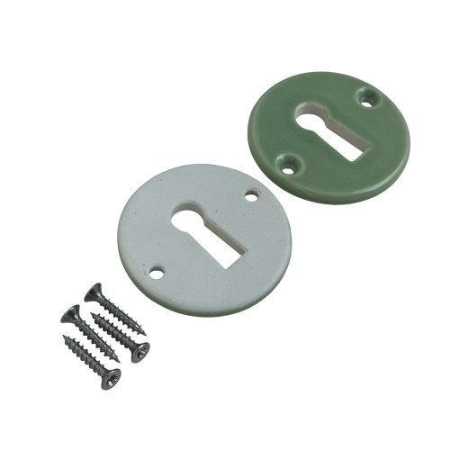 Rosace porcelaine ronde clé