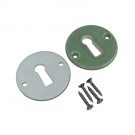 Rosace porcelaine ronde clé