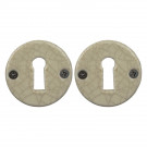 Rosace porcelaine ronde clé