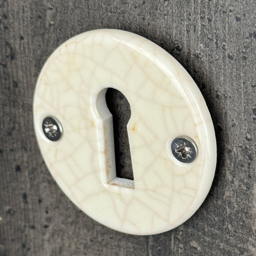 Rosace porcelaine ronde clé