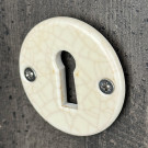 Rosace porcelaine ronde clé