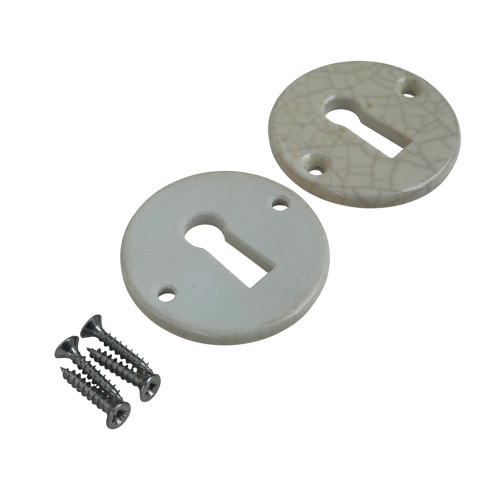 Rosace porcelaine ronde clé