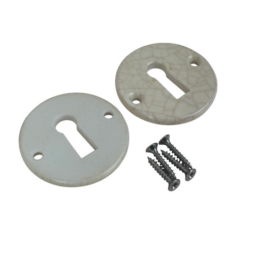 Rosace porcelaine ronde clé