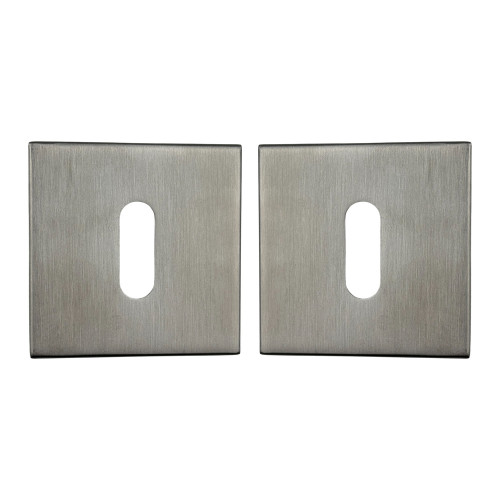 Rosace carré entrée de clé inox